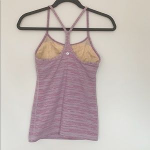Lululemon Power Y Workout Tank Muted Mauve…